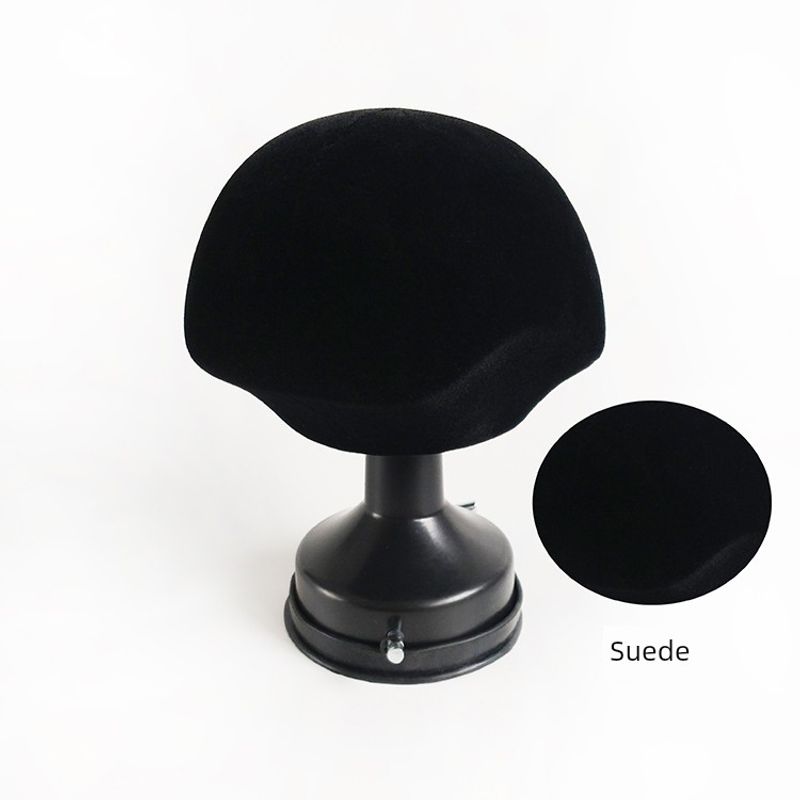 

Флокированная пенопластовая голова манекена Шляпа Парик Шляпа Кронштейн DIY Реквизит Головной убор Демонстрационный реквизит Пенопластовая мужская голова-модель Black flocking