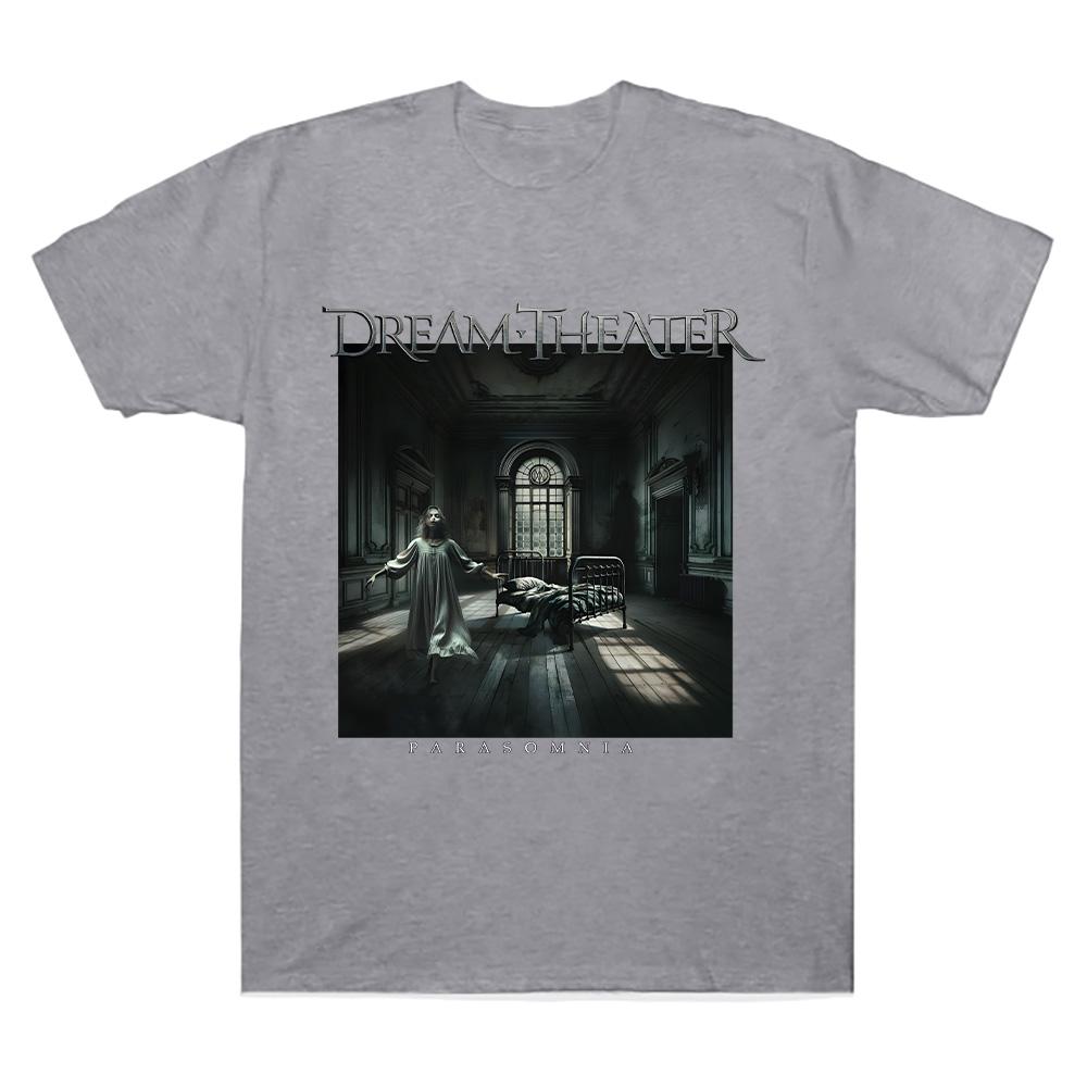 Dream Theater Parasomnia T-shirts Men's T-Shirt Cotton Short Sleeve Tee Hip Hop Vintage Band Tees Y2k Streetwear Unisex