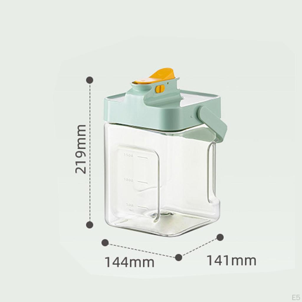 Carafe, 2.3 Liter Transparent Pitcher, Picnic Beverage Dispenser