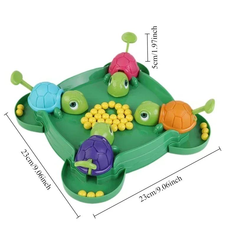 Kids Desktop Competitive Games Turtles Eat Beans Safe Parent-Child Interaction Entertainment Game Educational Relieve Stress Toy