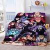 Jujutsu Kaisen Manta Suave y Cálida de Franela Manta Acogedora y Ligera para Sofá Cama Decoración del Hogar -QJY