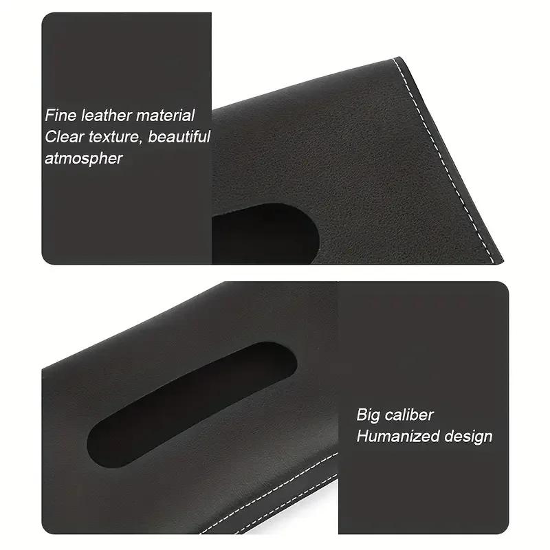 Car Tissue Box Towel Sets Car Sun Visor Tissue Box Holder Auto Interior Storage Decoration for BMW Car Accessories Amagi