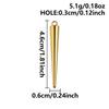 6pcs Mix Goth Punk Charm Stereoscopic Cone Pendant Stainless Steel Charms For Jewelry Making Supplies Handmade Earrings Necklace
