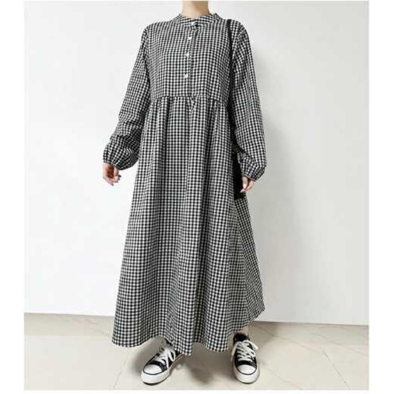 Women's Ruffled Hem Cotton Dress