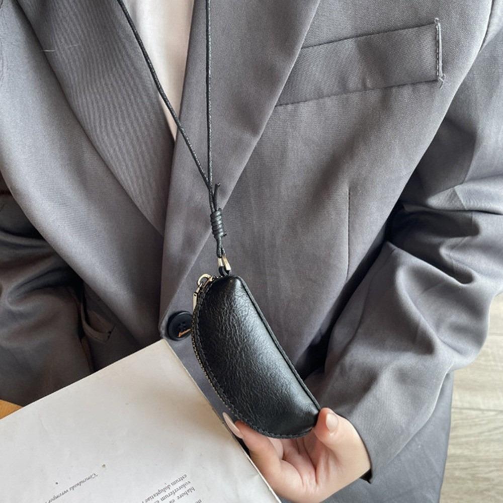 Multifunctional Car Key Bag Genuine Leather Small Coin Purse Practical Mini Storage Bag  Unisex