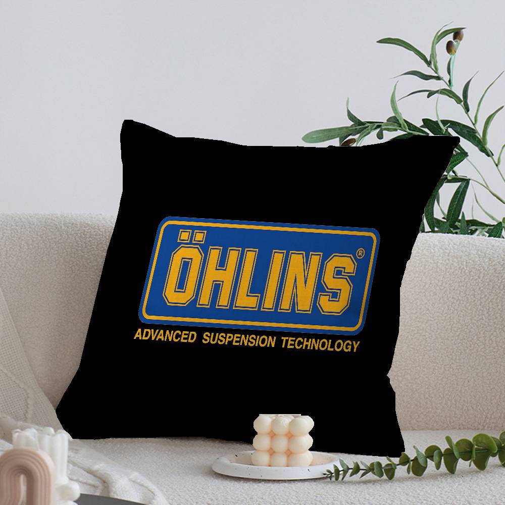 Ohlins LOGO Personalized picture text home decorative pillows Household Gifts 45x45cm