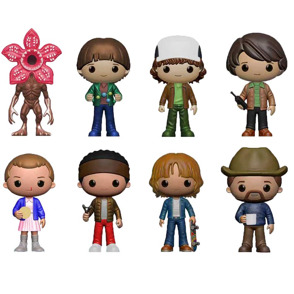 Аниме Фигурка Stranger Things Джейн Айвз/Уилл Байерс/Майк Уилер Фигурка Действия Подарки Косплей Виниловая фигурка Фигурки Игрушка Новогодний подарок