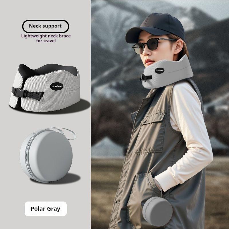 Memory Foam U-shaped Pillow Travel Neck Pillow Soft Comfortable Car Airplane Pillow Office Sleeping Pillow Lunch Break Pillow