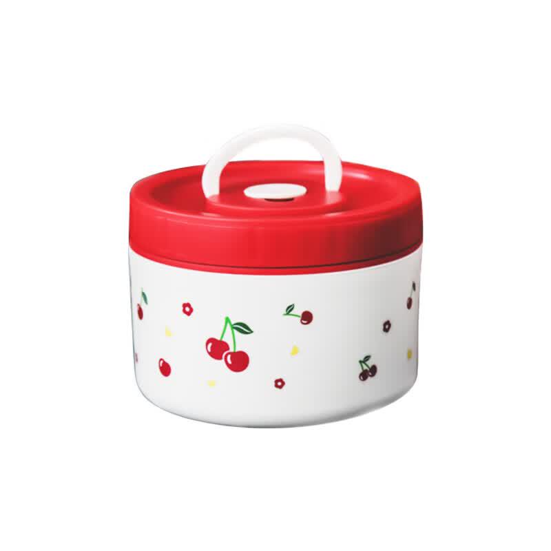 Yibo Cherry Red 304 Stainless Steel Lunch Box Set