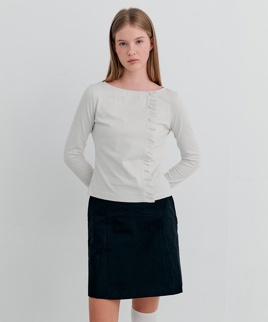 Itove Seoul Mid-Rise Mini Skirt Black