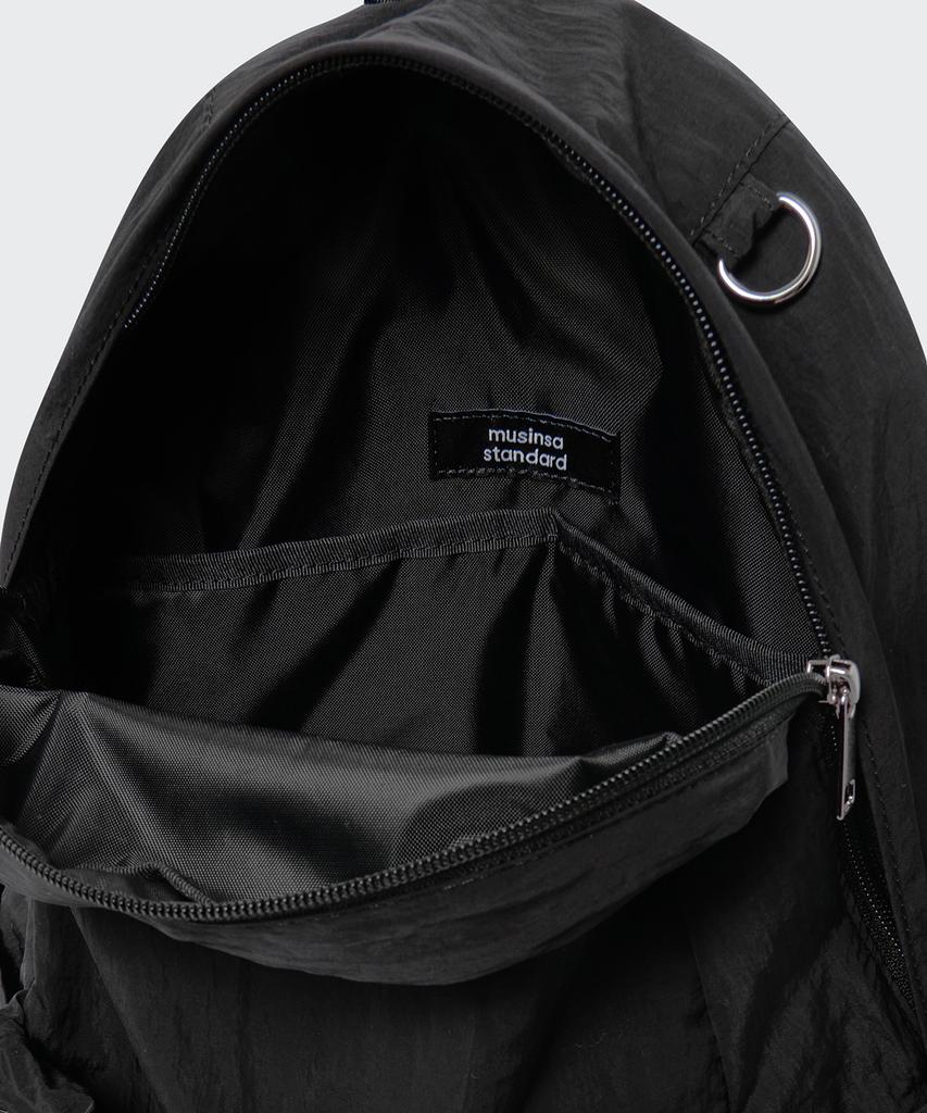 Musinsa Standard Woman Women'S Bright String Pocket Backpack [Black]