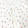 Baby Clothes Short Front Set of Floral [Chuckle Baby] Rompers, Sleeves, Opening, 3, Girls, Rabbit, Pattern, Plain, 80cm, T2112E-80-20
