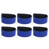10pcs Fishing Rod Belt Ties Stretchy Straps Fishing Tackle Ties Cable Bait Casting Spinning Fly Rod Straps HoldersBlue