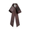 Shirt Multicolor Woman Bow Tie Brooch Bow Dress