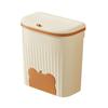 Bathroom Trash Can with Lid Garbage Bin Wall Mounted Kitchen Toilet Wastebasket