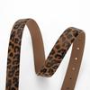 Leopard Print Fashion Retro Women's Belt Korean Style Trendy Alloy Pin Buckle Versatile Jeans Decorative Belt for Women