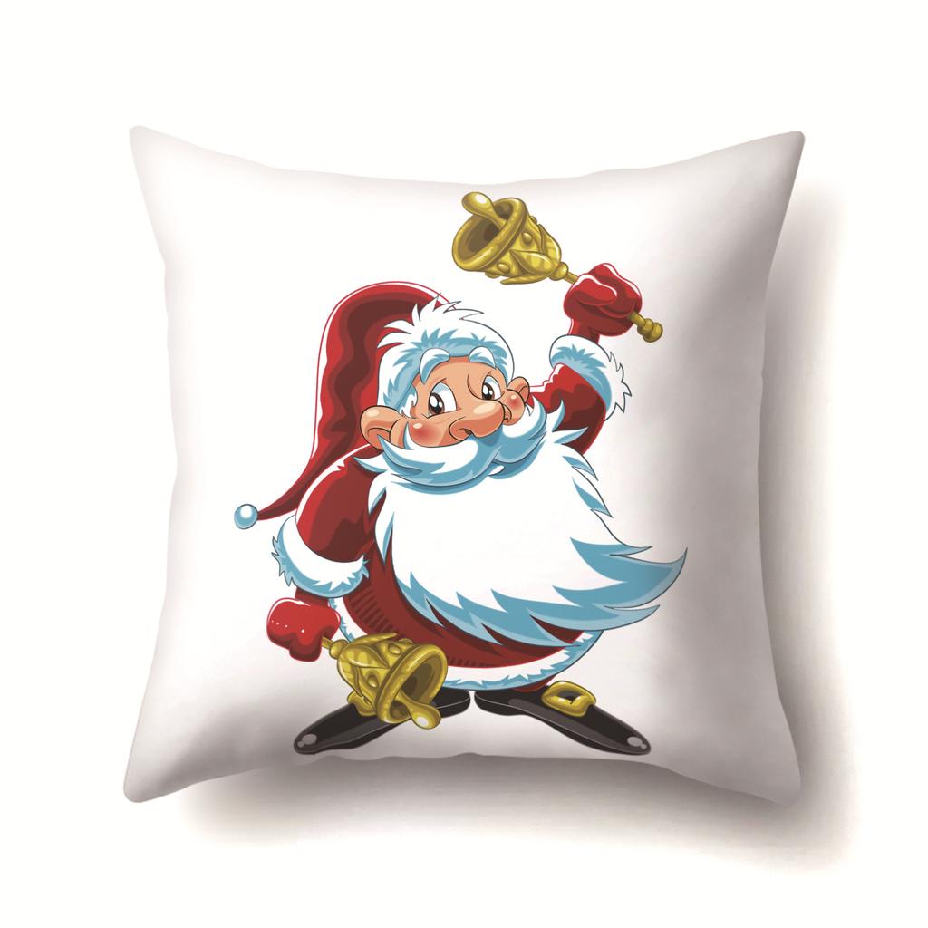 Christmas Gifts Santa Claus Pattern Pillow Polyester Home
