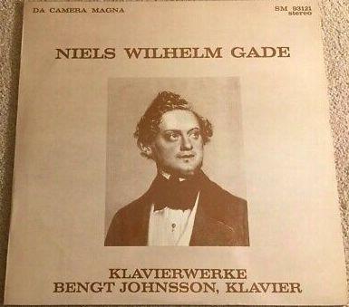 

LP Record NIELS WILHELM GADE - BENGT JOHNSSON - Klavierwerke SM93121 Da Camera Magna 1971 Germany Classical Used