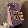 Personalized Graffiti Teddy Bear Phone For iPhone 16 15 14 13 12 11 Pro Max Shockproof Hard Matte Back Cover Case Funda