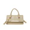 Simple Foreign-style Texture Bag, Messenger Bag, Women's 2025 Spring New High-end Solid-color Shoulder Portable Small Square Bag