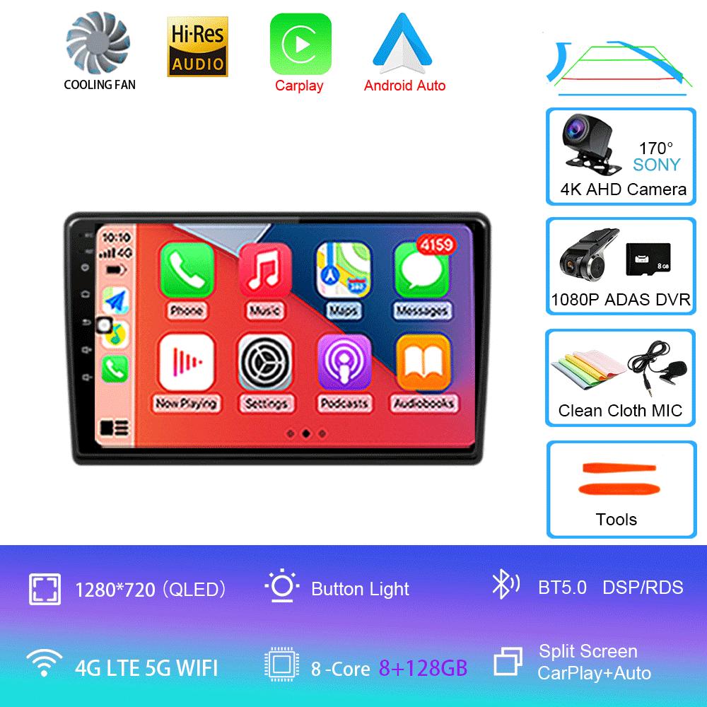 For Citroen C3 XR 2019 2020 2021 2022 Android 14 Carplay Car Radio Navigation Multimedia Player Stereo WiFi+4G Video BT DVD 2DIN