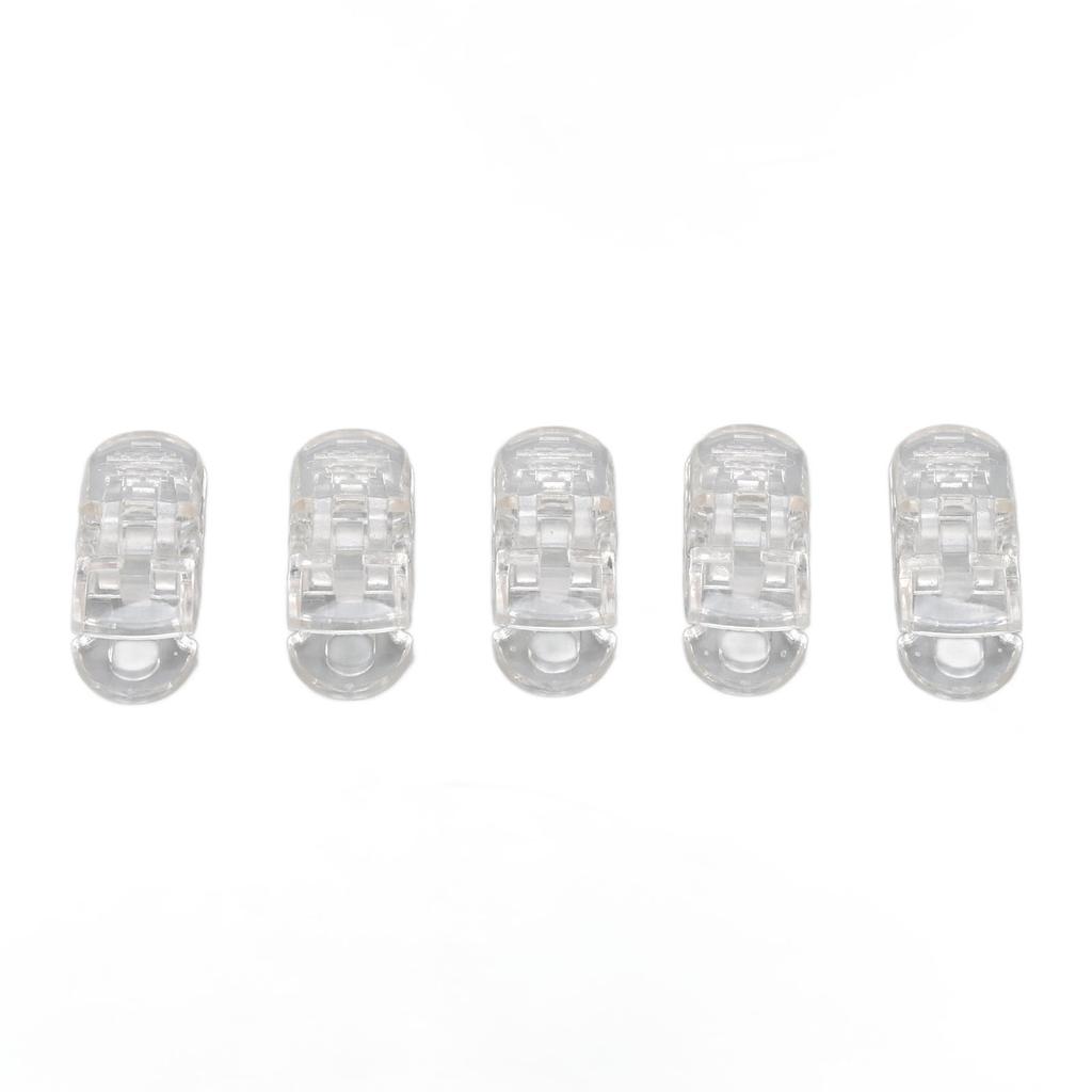 20pcs Hearing Aid Lanyard Clip ABS Portable Transparent Clip Accessory for Hearing Aid Clip Holder