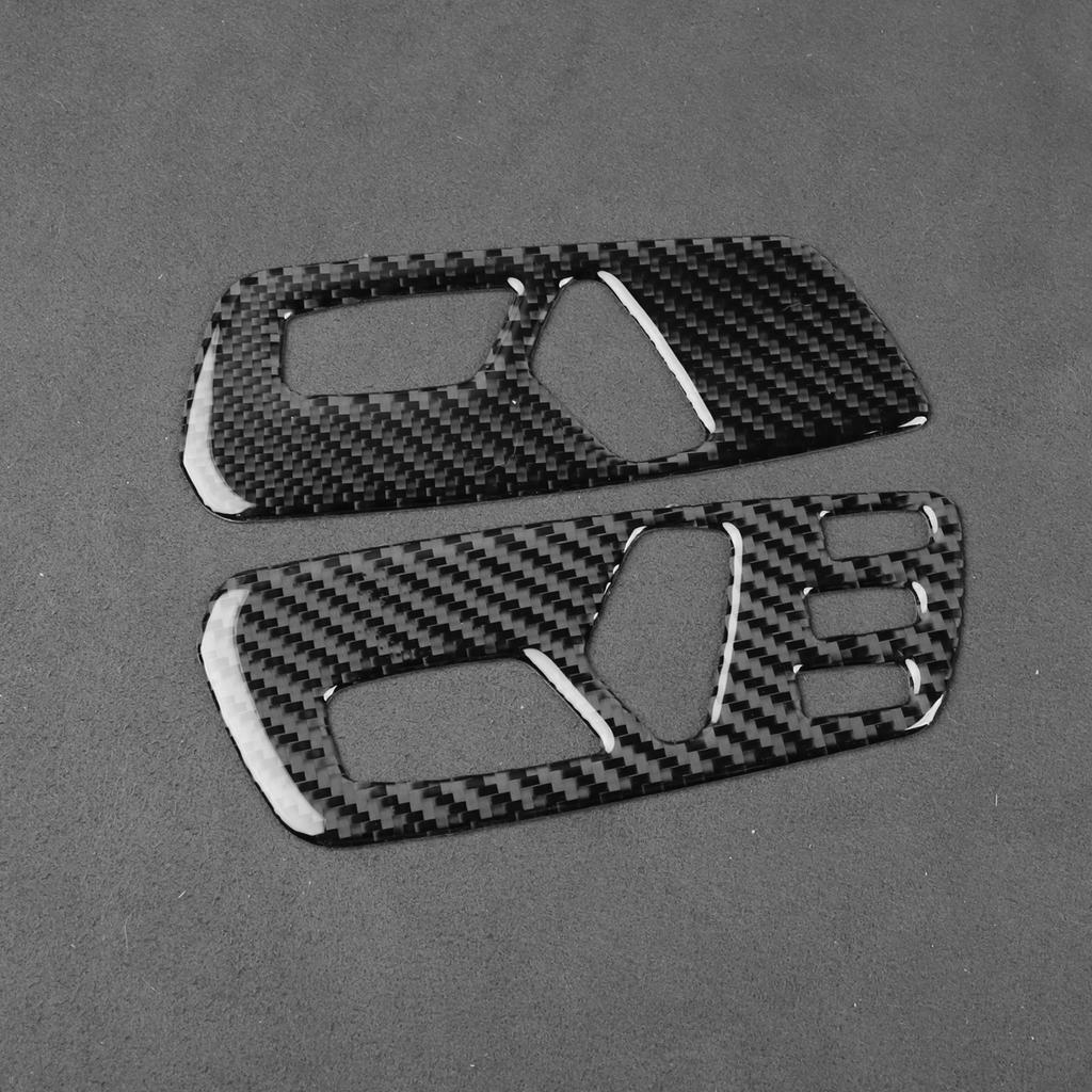For BMW 3 Series E90 E92 M3 2005-2012 Seat Memory Button Control Panel Cover Carbon Fiber Car Accessories Decoration Sticker