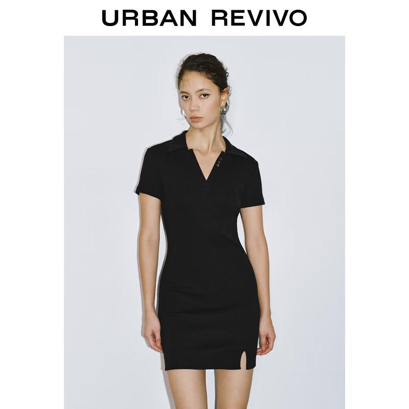 

UR Women s Slim Fit Polo Short Sleeve Mini Dress XS