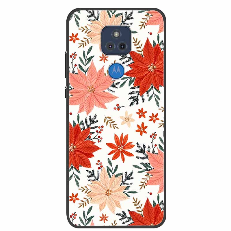 For Moto E7 Plus Case Bumper Silicone TPU Soft Phone Cover Case For Motorola E7 Plus Cartoon Funda E 7 Plus Shockproof Coque