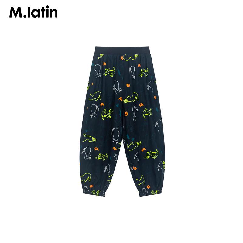M.Latin Unisex Kids' Anti-Mosquito Fun Print Woven Long Pants