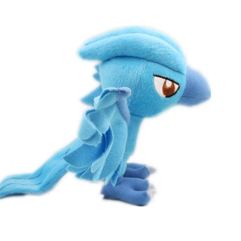 Rozkošný 7" Articuno Pokemon Roztomilá měkká plyšová prstová plyšová hračka pro potěšení dětí