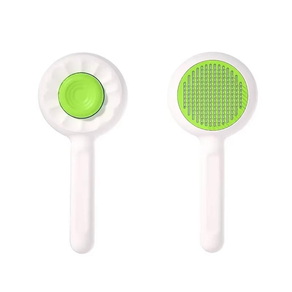 Grooming Kit Deshedding Brush Comb And Nail Clippers For Long Haired Cats Pet Combs