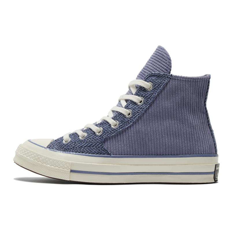 Converse 1970s Chuck Taylor All Star Hi Trendy Versatile Corduroy Stitching High Top Canvas Unisex Violet