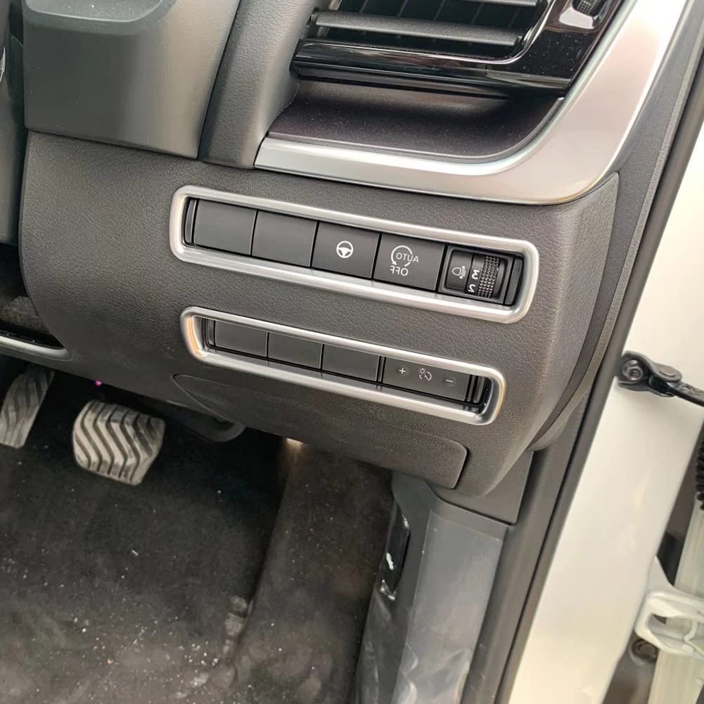 RUIQ Interior Headlight Switch Trim Cover for Nissan New T33 Custom Parts and Accessories Designed Exclusively for Nissan X-Trail (July 2022) - -