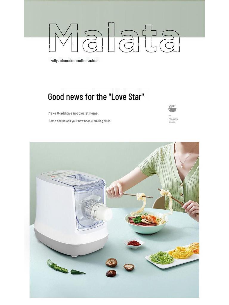 Mașină Electrică Inteligentă pentru Tăiței și Aluat: Mașină Multifuncțională Complet Automată pentru Presare, Frământare și Aluat de Găluște.