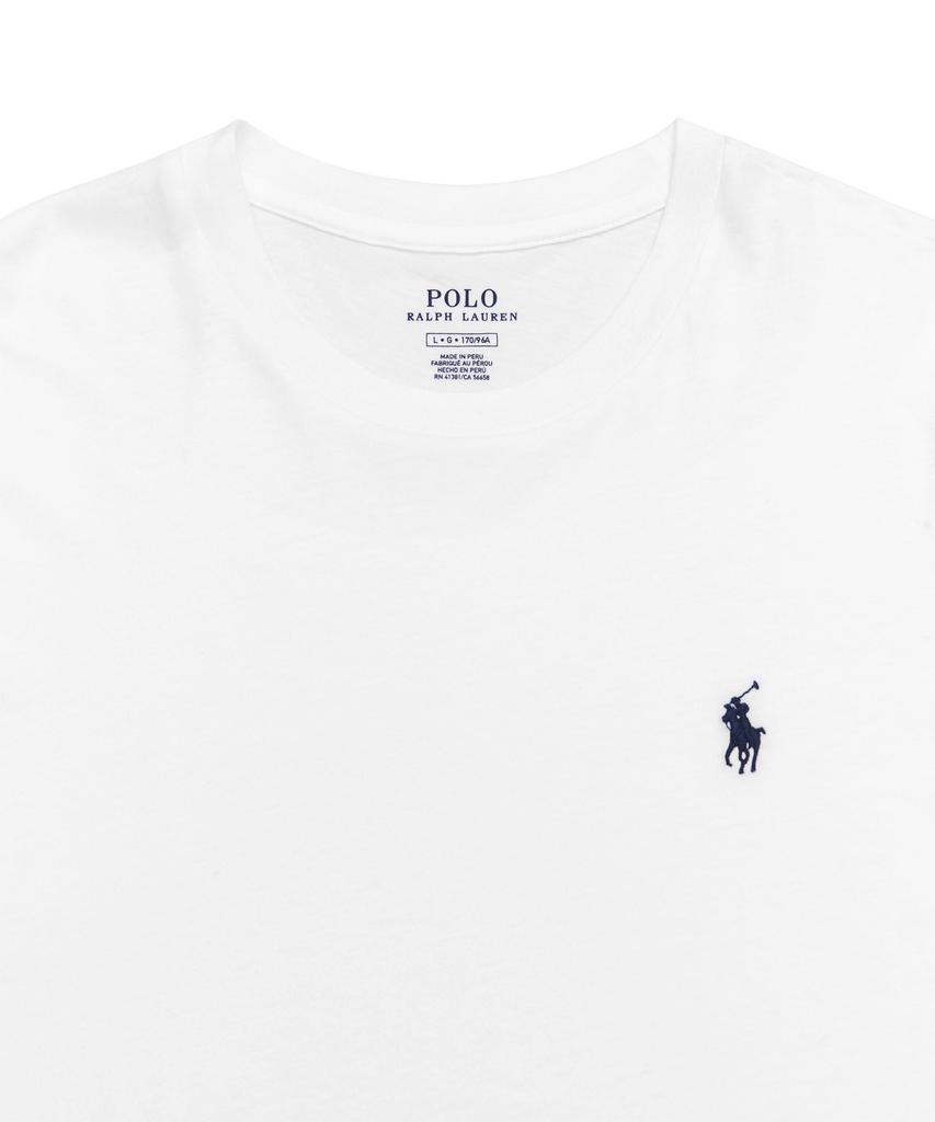 POLO RALPH LAUREN W Cotton Jersey Long Sleeve Tee - White