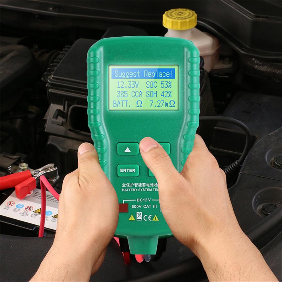12V Autobatterietester 100-1700 CCA Blei-Säure-Batterie Anlasstest Universal 1pc