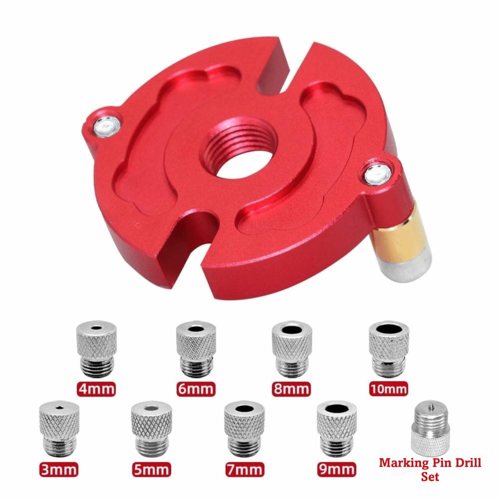 Fast Positioning Drill Guide Locator High Hardness Wood Dowel Jig Kit  Wood Panel