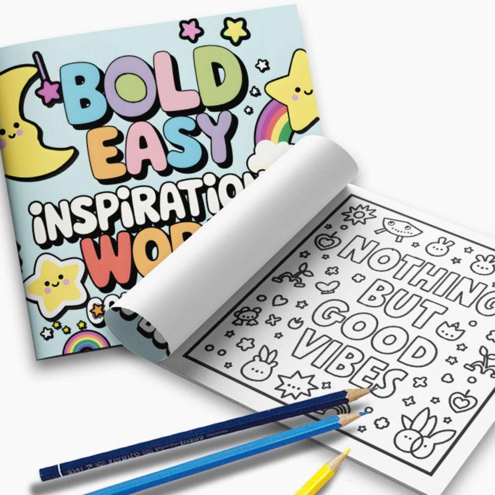 

DIY Spooky Cute Coloring Book Relax Filling Color Book Cute Drawing Doodle Book Adults and Teens style B