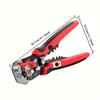 An electrician-specific automatic wire stripper with multifunctional wire stripping range24-10AWG/0.2-6cm²Electrician's cable stripping pliers,