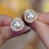 Elegant French Light Luxury 925 Silver Needle Earrings for Women – Exquisite and Versatile High-End Design