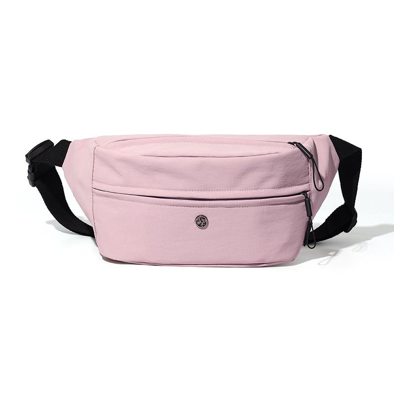 Cycling Chest Bag Solid Color Waist Bag Outdoor Large Capacity Crossbody Bag