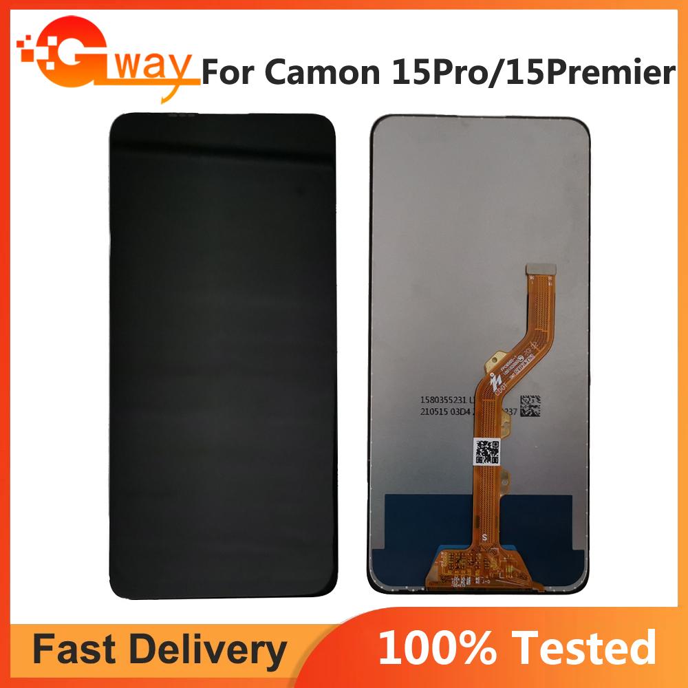 Полная сборка LCD-экрана и дигитайзера для Tecno Camon 15 Pro CD8