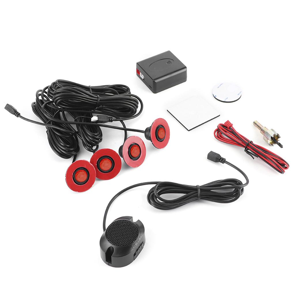 16.5mm Car BuiltIn Backup Radar Sensor Reversing Assistance with Audio Buzzer Auxiliary Kit
