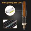Universal LED Motorcycle Turn Signal Light 12v IP68 Waterproof Amber Flasher Indicator Blinker Rear Lights Lamp Accessories