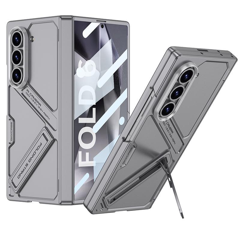 

Suitable for Samsung Zfold6 Mobile Phone Case Fold6 Full inclusive Protective Case Personalized New Vision Bracket Case Anti Fall SM-Fold6