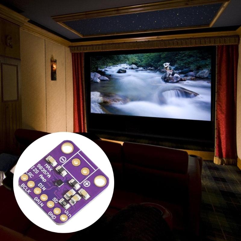 MAX98357 MAX98357A I2S 3W Board Port Decoding Class D Amplifier Module Sound Board for Electronic Device