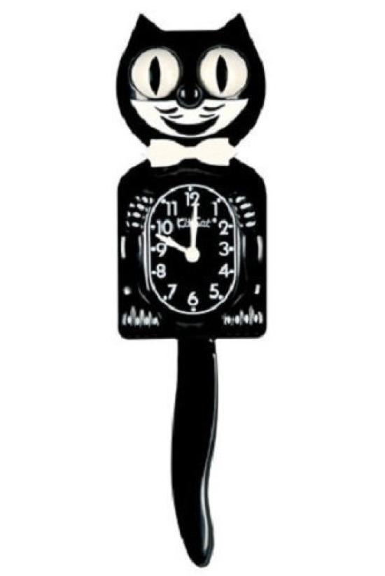 

Часы Kit Cat Импортные Черные Часы Kit Cat Часы Kit Cat Настенные часы Часы Настенные часы Милый Кот Кот Кот [Официальный Продукт] (Классический BC-1 (Тетива