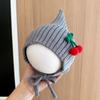 Thick Infant Winter Hat Soft Girls Knitted Hat Fashion Baby Hooded Hat