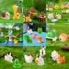 42 Pcs Mini Resin Animals 42 Styles Resin Animals Figurines Bulk for Fairy Garden Miniature Dollhouse Accessories Hide Crafts Decor